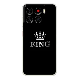 Чохол (Корона на чорному фоні) для Блейд А56 (KING)