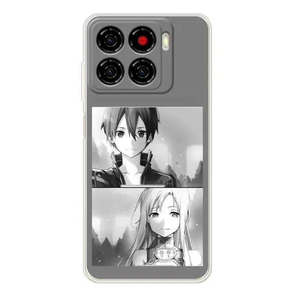 Чехол с рисунком «Кирито-Асуна» для ZTE Blade A56 Чехол с рисунком «Кирито-Асуна» для ZTE Blade A56