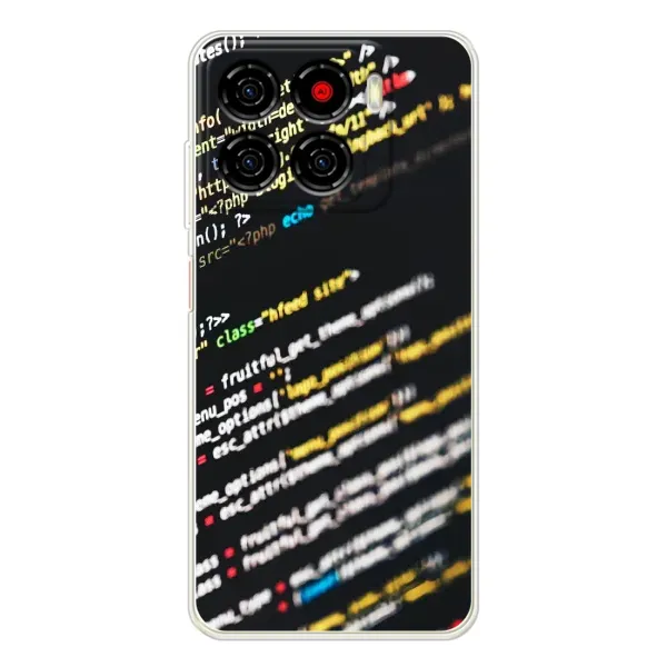 Чехол с рисунком «Код» для ZTE Blade A56 Чехол с рисунком «Код» для ZTE Blade A56