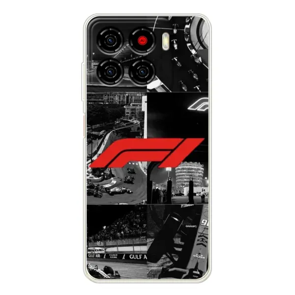 Чехол с рисунком «Коллаж Формула 1» для ZTE Blade A56 Чехол с рисунком «Коллаж Формула 1» для ZTE Blade A56