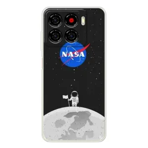 Силіконовый бампер з принтом "Наса" на ZTE Blade A56 (Космонавт NASA)