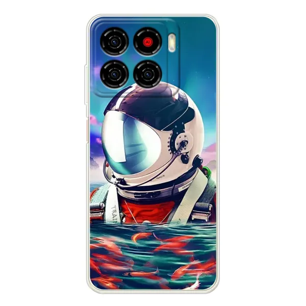 Чехол с рисунком «Космонавт в воде» для ZTE Blade A56 Чехол с рисунком «Космонавт в воде» для ZTE Blade A56