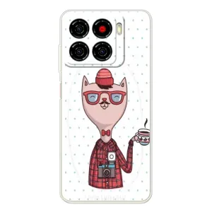 Чехол на тематику: Коты для ZTE Blade A56 (Кот аристократ)