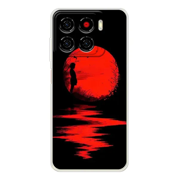 Чехол с рисунком «Красный Закат» для ZTE Blade A56 Чехол с рисунком «Красный Закат» для ZTE Blade A56