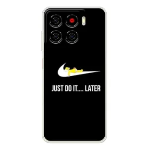 Силиконовый Чехол на ZTE Blade A56 с картинкой Nike (Later)