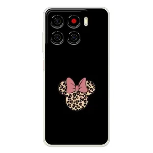 Чохол з леопардовим принтом на ZTE Blade A56 (Леопардова Мінні)