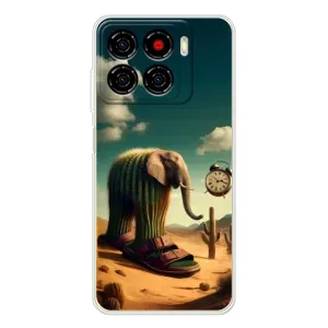 Чехол с мемами тралалело тралала для ZTE Blade A56 (Лирили ларила)