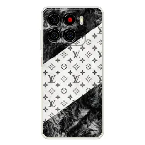 Чехол Стиль Louis Vuitton на ZTE Blade A56 (LV на белом)