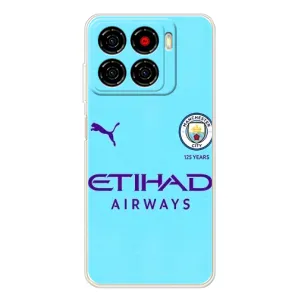 Силиконовые Чехлы принт Футбол на ZTE Blade A56 (Man City)