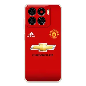 Силиконовые Чехлы принт Футбол на ZTE Blade A56 (Man United)