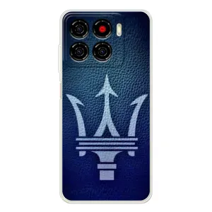 Чехлы с тематикой "Крутые машины" на ZTE Blade A56 (Лого Maserati)