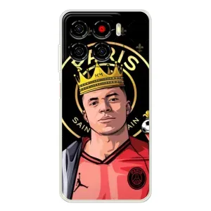 Чохол (TPU) з Футболістом на ZTE Blade A56 (Mbappe King)