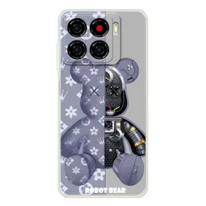 Силиконовый чехол для ZTE Blade A56 (Медведь Louis Vuitton)