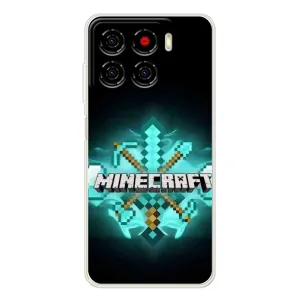 Чехол майнкрафт для ZTE Blade A56 (MineCraft 2)