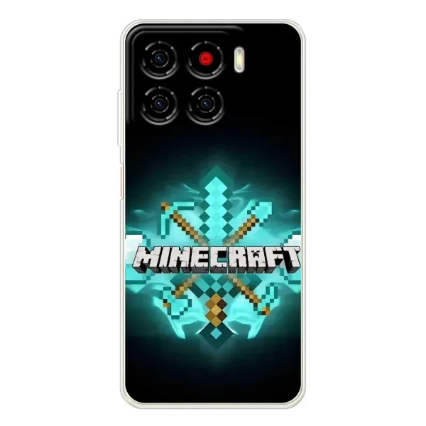 Чехол с рисунком «MineCraft 2» для ZTE Blade A56