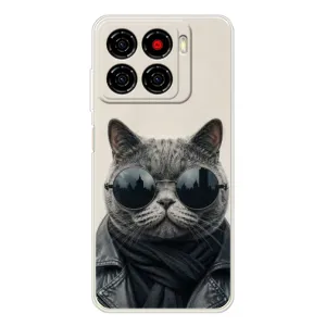 Чехол на тематику: Коты для ZTE Blade A56 (Модный кот)