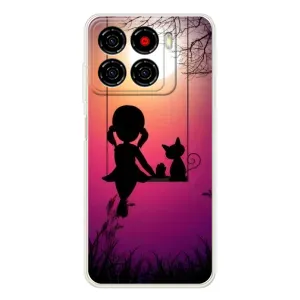 Дівчачий Чохол для ZTE Blade A56 (На гойдалці)