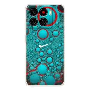 Силиконовый Чехол на ZTE Blade A56 с картинкой Nike (Найк зеленый)
