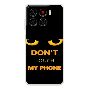 Чехол с Прикольным принтом на ZTE Blade A56 (Не трогай мой телефон)