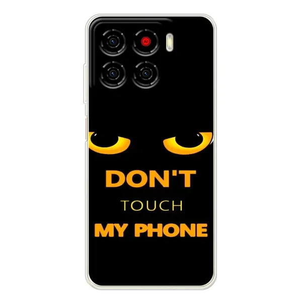 Чехол с рисунком «Не трогай мой телефон» для ZTE Blade A56 Чехол с рисунком «Не трогай мой телефон» для ZTE Blade A56