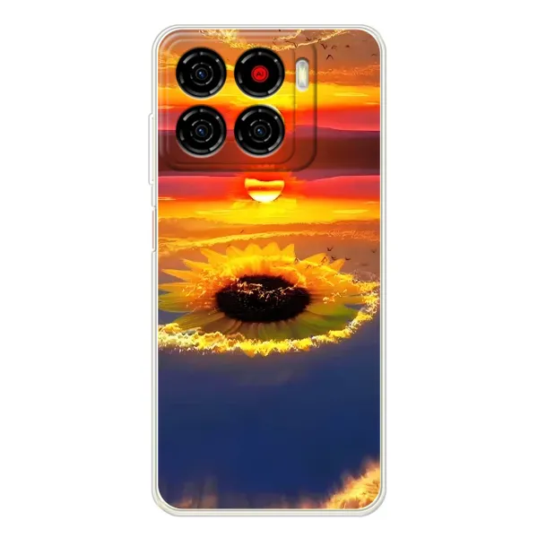 Чехол с рисунком «Небо подсолнух» для ZTE Blade A56 Чехол с рисунком «Небо подсолнух» для ZTE Blade A56