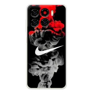 Силиконовый Чехол на ZTE Blade A56 с картинкой Nike (Nike дым)