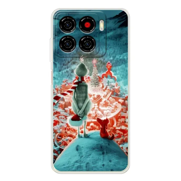 Чехол с рисунком «Новогодний Гринч» для ZTE Blade A56 Чехол с рисунком «Новогодний Гринч» для ZTE Blade A56