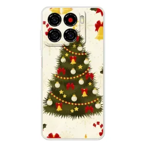 Чохол новорічна ялинка на ZTE Blade A56 (Новорічний принт)