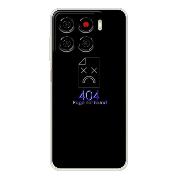 Чехол с рисунком «Ошибка 404» для ZTE Blade A56 Чехол с рисунком «Ошибка 404» для ZTE Blade A56