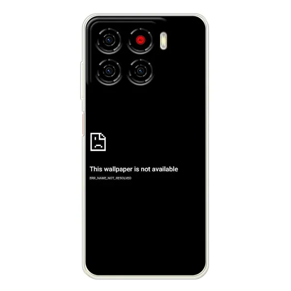 Чехол с рисунком «Ошибка» для ZTE Blade A56 Чехол с рисунком «Ошибка» для ZTE Blade A56