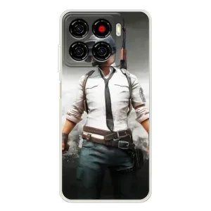 Силиконовый чехол с картинкой "Герой Pubg" на ZTE Blade A56 (Пабг)