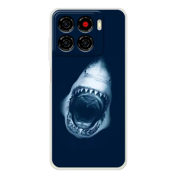 Чехол с рисунком «Пасть Акулы» для ZTE Blade A56 Чехол с рисунком «Пасть Акулы» для ZTE Blade A56