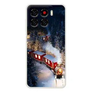 Силіконовий бампер на різдво для ZTE Blade A56 (Потяг)