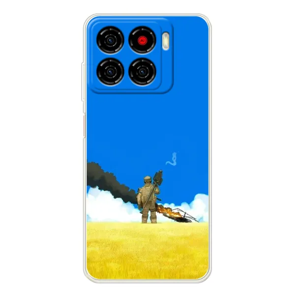 Чехол с рисунком «Попадание» для ZTE Blade A56 Чехол с рисунком «Попадание» для ZTE Blade A56
