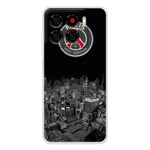 Силиконовые Чехлы принт Футбол на ZTE Blade A56 (PSG)