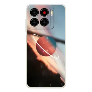 Чохол (ТПУ) з планетами на ZTE Blade A56 (Сатурн)