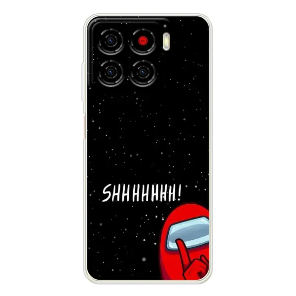 Чехол с рисунком «SHHHHH» для ZTE Blade A56 Чехол с рисунком «SHHHHH» для ZTE Blade A56