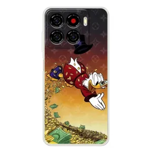 Силиконовый чехол для ZTE Blade A56 (Скрудж Луи Виттон)