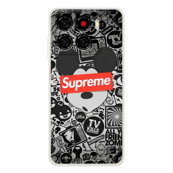 Чохол з малюнком «Supreme Маус» для ZTE Blade A56 Чохол з малюнком «Supreme Маус» для ZTE Blade A56