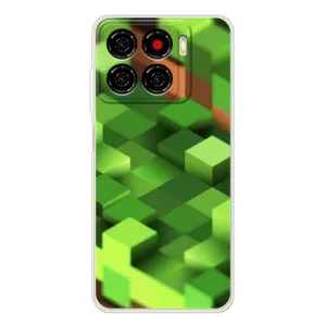 Чехлы для ZTE Blade A56 (Персонажи Майн Крафт) (Текстура)