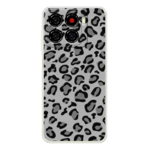 Чохол з леопардовим принтом на ZTE Blade A56 (Темний леопард)
