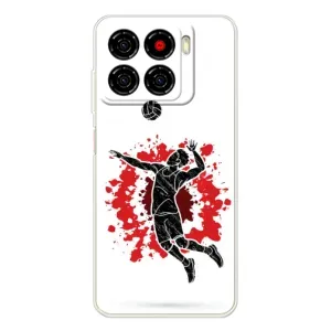 Чехлы с принтом Спортивная тематика для ZTE Blade A56 (Волейболист)