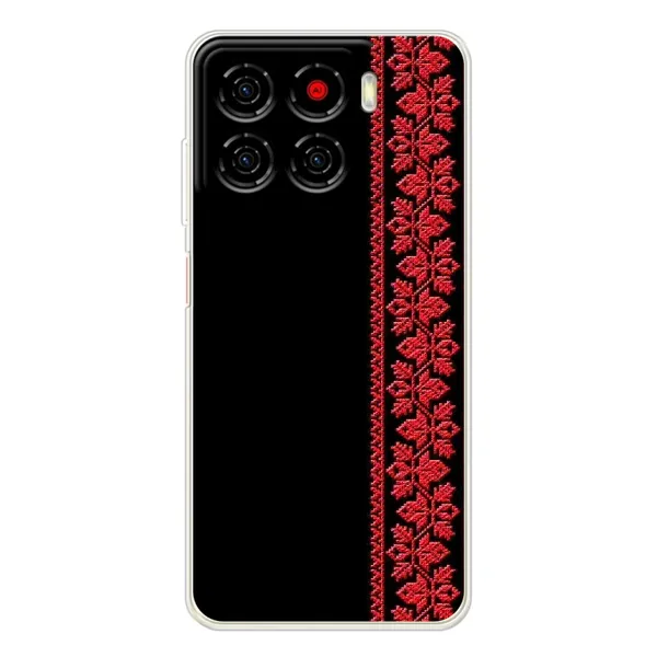Чехол с рисунком «Вышиванка на черном» для ZTE Blade A56 Чехол с рисунком «Вышиванка на черном» для ZTE Blade A56