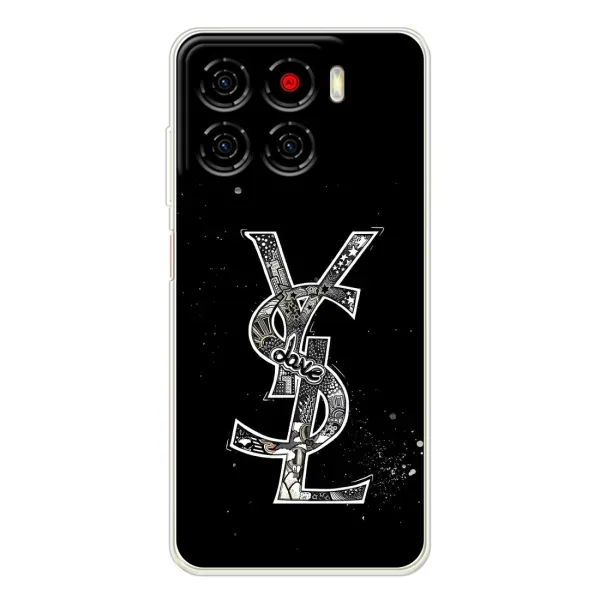 Чехол с рисунком «YSL» для ZTE Blade A56