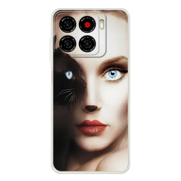 Чехол с рисунком «Женщина кошка» для ZTE Blade A56 Чехол с рисунком «Женщина кошка» для ZTE Blade A56