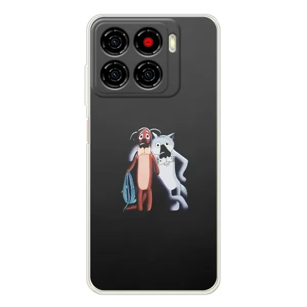 Чехол с рисунком «Шо, опять» для ZTE Blade A56