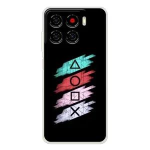 Чехол КИБЕРСПОРТ для ZTE Blade A56 (Значки Sony)