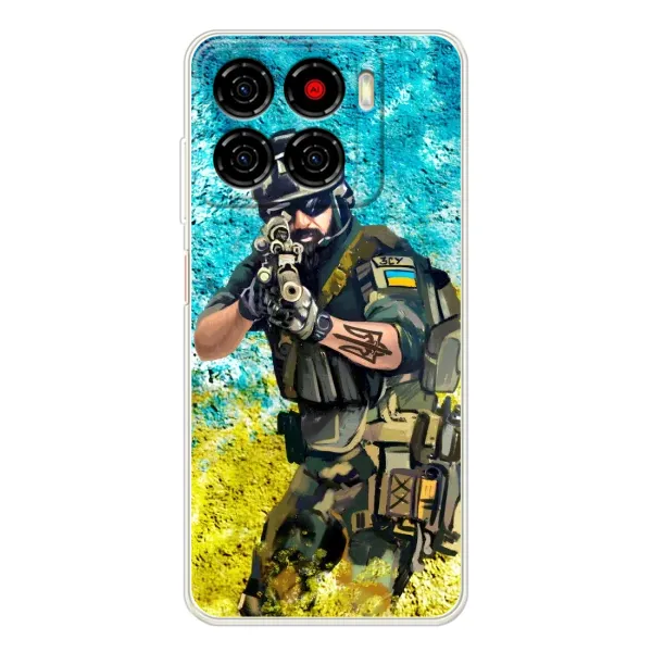 Чехол с рисунком «ЗСУ Воин» для ZTE Blade A56 Чехол с рисунком «ЗСУ Воин» для ZTE Blade A56