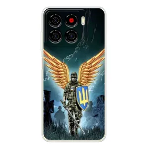 Патриотический Чехол для ZTE Blade A56 (ЗСУ з крильями)
