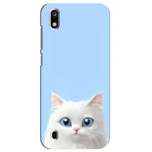 Чехол на тематику: Коты для ZTE Blade A7 (2019) (Белый кот)